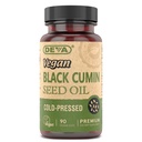 Deva Vegan Nutrition Black Cumin Seed Oil, Cold- Pressed, Nerafinované, 90 Kapsle (Balení po 3)