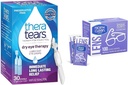 TeraTears Dry Oční terapie Lubrikantní oční kapky, Konzervační zdarma, 30 Lahvičky & Nice 'N Clean SmudgeGuard Lens Čištění Wipes, 100 Wipes