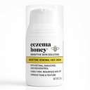 ECZEMA HONEY Koncentrovaný noční krém na obnovu obličeje - proti stárnutí produktů péče o pleť - Nevoňavý krém na hydrataci obličeje pro ekzém, suchou a citlivou pleť (1.7 Oz)