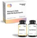 Vlasy, kůže, a hřebíky Bundle: Berberine dodatek 1500mg CLANE124; Saw Palmetto pro muže a ženy CLANE124; Premium Bioavailable Daily Multivitamin pro ženy s železem, folát, vápník, Omega-3 DHA & Vitamin D