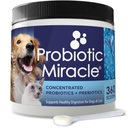 NUSENTIA Probiotika pro psy - (360 Scoops) -Probiotický zázrak-pokročilý, Specifické druhy Probiotika a Prebiotika zastavit průjem, Loose Stool, a Yeast- Plus imunitní podpora