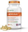 INVITA L- methylfolát (15mg) - aktivní methylfolát pro profesionální sílu - 5-MTHF doplněk pro energii, nádech a imunitní podporu - Non GMO, gluten zdarma, žádné plnidla (15 mg)