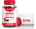 Humann SuperBeets Heart Gummies Nulový cukr & Black Cherry Powder