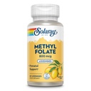 SOLARAY Methylmethylfolát 800 mcg - 470 mcg kyseliny listové - 5-MTHF Prenatální vitaminy - přírodní citrónové aroma - Přírodní sladkosti - Laboratorní ověřené - 60denní záruka - 60 Služeb, 60 Lozengů