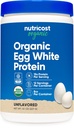Nutricost Organic Egg White Protein Powder 8oz (Neochucené) - 15 Grams Protein Per Serving, GMO-Free, gluten Free