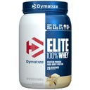 Dymatizujte Elite 100% syrovátkový protein prášek, L- leucin, rychlé absorbování a rychlé utracení pro optimální svalovou obnovu, Gourmet Vanilla, 32 Oz