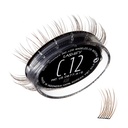 Lashify Curl 12mm Gossamer Eylash Rozšíření Refill, Ash Color, DIY False řasy pro přírodní vzhled