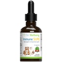 Pet Wellbeing Imunitation Sure for Cats - Podporuje normální imunitní obranyschopnost, Gut Flora Balance, Andrographis, Echinacea, Vitamin C, Zinek - Veterinarian- aplikovaný bylinný dodatek 2 fl oz (59 ml)