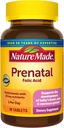 Nature Made Prenatal Multivitamin s kyselinou listovou, Prenatal vitamín a minerální doplněk pro denní výživovou podporu, 90 Tablety, 90 Den Dodávka