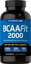 Fitness Labs BCAAfit 2000 - Aminové kyseliny s rozvětveným řetězcem pro růst a obnovu svalů * (400 tobolek)