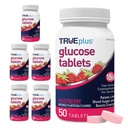 Tablety s glukózou TRUEplus ®, Malina Flavor - 50 Počet (balení po 6)