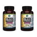 Úžasné Byliny Premium Black Seed Oil Kapsle - Vysoká potence, Cold Pressed Nigella Sativa AIDS v trávicím zdraví, imunitní podpora a funkce mozku - 60 Počet, 1250mg (Balení 2)