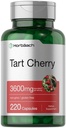 Horbäach Tart Cherry Extract Kapsle 124; 3600mg Supplementary 124; 220 pilulky 124; Non- GMO, gluten Free Supplementary 124; Tradiční bylinný dodatek