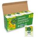Tradiční léky Čaj, Organic Pampeliška Leaf & Root, Podporuje funkci ledvin a zdravé trávení, 48 čajových sáčků (3 balení)