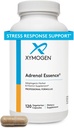 XYMOGEN Adrenal Essence - Podpora nadledvin s adaptogenní Byliny (Cordyceps, Rhoddiola Extract, Ginseng) + B Vitaminy - Pomáhá podporovat zdravé energetické hladiny a zdravé imunitní funkce (120 Kapsle)