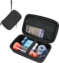 ProCase Těžké nosiče pouzdro pro Asthma Inhaler, Přenosný Inhaler Spacer Cestovní pytel pro dospělé děti, Masky Asthma Příslušenství Holder Asthma Kits Organizátor s Mesh Pocket -Black