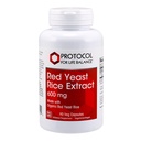 Protokol Red Yeast Rice 600 mg - Vyrobeno s Organic Red Yeast Rice - Mléko zdarma & vejce - 90 Veg Kapsle