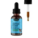 Zvířecí Essentials Detox Blend - Podpora jater pro psy a kočky, Bylinný doplněk jater, Veterinární Doporučené Zvířecí Wellness Tonics - 2 Fl Oz