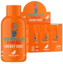 Gorila Mode Energy Shots (6- Pack) - Energetické střely pro zvýšený focus & Energy, Sugar- Free, Fast- acting, Potent Formule s vitamíny a přírodní extracts (Orange Rush)