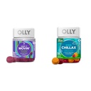 OLLY Zácpa Relief Gummies 30ct + Chillax děti klid Chews 50ct
