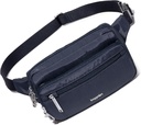Baggallini Secutex Anti- Theft Belt Fanny Pack pro ženy RFID Wallet Locking Zipper- Cestovní taška Crossbody Purse