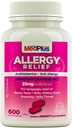 MedPlus Allerics Relief Medicine, 25 mg, 600 Tablet CLAS124; Difenhydramin Hcl CLAS124; Antihistamin CLAS124; Reliéf pro vnitřní a venkovní alergie, Pink