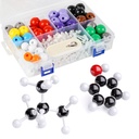 Molekulární model Kit, 240 Pcs Organic Molekular Chemistry Set, Atom Element Model Kit pro lekce chemie, Molekulární struktury Stavební sada, Ochem Science Gift pro učitele a studenty