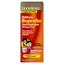 GoodSense Children 's Ibuprofen perorální suspenze, 100 mg na 5 ml, Pain Reliever & Fever Reducer, Bubble Gum Flavor