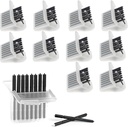 (80 Pcs) Cerustop Wax Guard Filters for sluch Aids Supplies for Phonak, sluch Aid Wax Filters Resound, Widex and Unitron, sluch Aids Replacement Parts Cleaning Kit příslušenství Tool (10 balení)