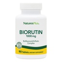 Natures Plus Biorutin 1000 mg - 90 Tablet - Bioflavonoid & Rutin Complex - Podporuje cévní funkci a oběh - Vegetariánské, gluten zdarma - 90 Služeb