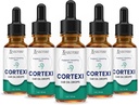 Odůvodněné laboratoře (5 Pack) Cortexi Ušní kapky Cortexi Zdravý Eardrum Oil podporuje zdravé uši Premium směs esenciální oleje 5 Lahvičky