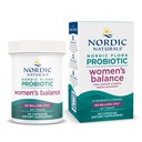 Nordic Naturals Nordic Flora Probiotic Women 's Balance - 30 Kapsle - 12 Probiotické Kroužky s 60 Miliony kultur - Intestinal Support, Vaginální zdraví - Vegan - 30 Služeb