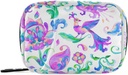 Watercolor Birds Paisley Pill Box 7 Day Pill Pouzdro Taška cestovní Pill Pořadatel Bag se Zipper Přenosný Týdenní Pouzdro Kompaktní velikost pro vitamin doplněk držák