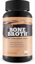 Nejlepší Bone Broth Kapsle - Kostní zdraví & Imunita Dodatek - Kostní Broth Powder Alternativní Kapsle - Kostní Zdraví Doplňky Ženy nad 50 & Kostní Zdraví Doplňky pro muže - Vitamin D Kostní zdraví