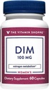 Vitamin Shoppe DIM 100MG s bioperine Black Pepper Extract, podporuje Estrogen metabolismus pro ženské zdraví (60 Kapsle)