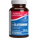 Volný formulář L- glutamin dodatek - Klinické L glutaminové kapsle 500 mg pro Gut zdraví a imunitní podporu - Výkonná Aminová kyselina glutathion Prekurzor - Non- GMO & Made in The USA - 100 Služeb