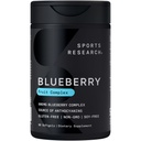 Sportovní výzkum Blueberry Kapsle - Vyrobeno z organických borůvek s organickým extra panenským olivovým olejem - Non- GMO & Gluten zdarma - 60 Tekuté ponožky