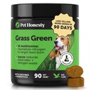 Tráva Green Dog Chews - Moč Neutralizér pro trávník, Pee Pee Tráva pomáhá Yard Stay Green Addressing Burn Spots s probiotika & Enzymy (Duck)