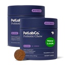 PetLab Co. Probiotika pro psy, Podpora Gut Health, Okusní Průjem, Stravovací Zdraví & Sezónní Alergie - Salmon Flavor - Balení květen Vary - 30 měkkých žvýkací balíček 2