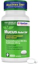 GenCare - Mucus Relief DM (150 Count Value Bottle) Dextromethorphan HBr 20mg Guaifenesin 400mg Fol124; Generic Mucus Relief DM DM 124; Okamžité uvolnění nepotažený kašel & Mucus Expectorant Pill