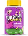 Flintstones Vitamíny SuperBeans, Děti Multivitamin s podporou imunity s vitamíny A, D, jód & zinek na podporu zdravého růstu, ovoce ochucené, Vegetarián, Jelly Bean Chews, 90 Počet balení se může lišit)