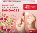Květinové obvazy, Obvazy Variety Pack 100 Počet, Fun Designs pro děti dospělé, Jemné přilnavost Měkké dýchání, Latex Free, Použití pro drobné kusy škrabky, První pomoc dodávky