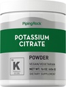 Piping Rock kalium Citrát Powder Supplement 124; 1 LB 124; Neochucené 124; Vegetarian, Vegan, Non- GMO, gluten zdarma