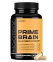 Nootrix Prime Brain Nootropní dodatek 124; Podporuje Paměť, Duševní soustředění, Kognitivní zdraví & Energie 124; Podporuje zdravé mood & Brain Function 124; Ginkgo Biloba, Lví hříva & L Theanine 124; 90 Kapsle