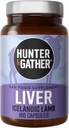 Hunter & Shromáždit Nos na ocas 180 Játra Kapsle 124; Wild, Tráva Fed Islandské Jehněčí předkožky Inspirované doplňky 124; Žádné GMO Feeds, Antibiotika nebo Hormony