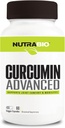 NutraBio Curcumin Advanced Digestion & Joint Support Complex, 60 Zeleninové kapsle