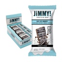 JiMMYBAR! - Sušenky N Cream Protein Bars 19g Protein Bar - 7g Nízký cukr - 12 Počet - 58g Zdravotní Bary - Funkční snack s reálnými složkami potravin - Hand- Drizzled Chocolate - Made With Real Arašídy