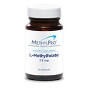 MethylPro L- Methylfolát 7, 5 mg - Podporuje zdravou mindset - Aktivní folát pro metylační podporu a biochemické reakce - Vysoce biologicky dostupné - Flexibilní dávkování - 30 Podání - 30 Kapsle