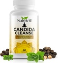 Candida Cleanse (60 kapslí) Advanced střevní overgrowth detox - zahrnuje Oregano Leaf, Wormwood, Black Walnut - Promotes Digestive Health & Regularity pro ženy a muže