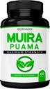 Muira Puama Root Extract 1000mg pro muže a ženy - Premium Kapsle - 60 Počet - Zero Fillers - Třetí Pary Tested - Gluten Free & Non- GMO - USA Made - Quality Garance - Testováno pro potenci a čistotu